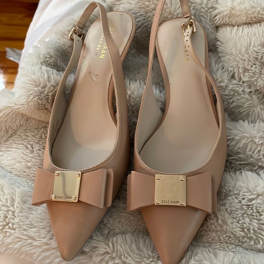 Cole Haan Kitten Heels Blush Pink Sz 5.5/6
